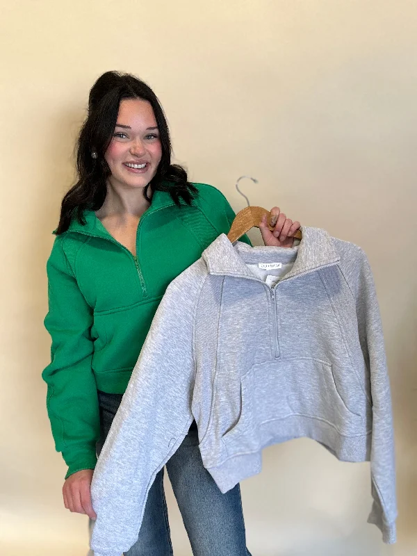 Ultimate Half Zip Pullover Edgy Women's Punk