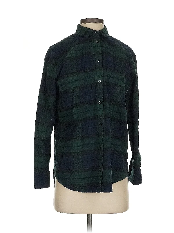 Long Sleeve Button-Down Shirt French