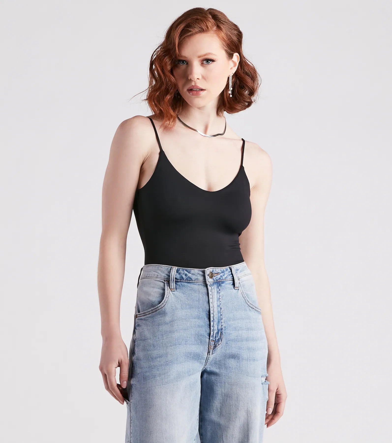 Simply Iconic Smooth Knit Bodysuit Polished Women's Silk