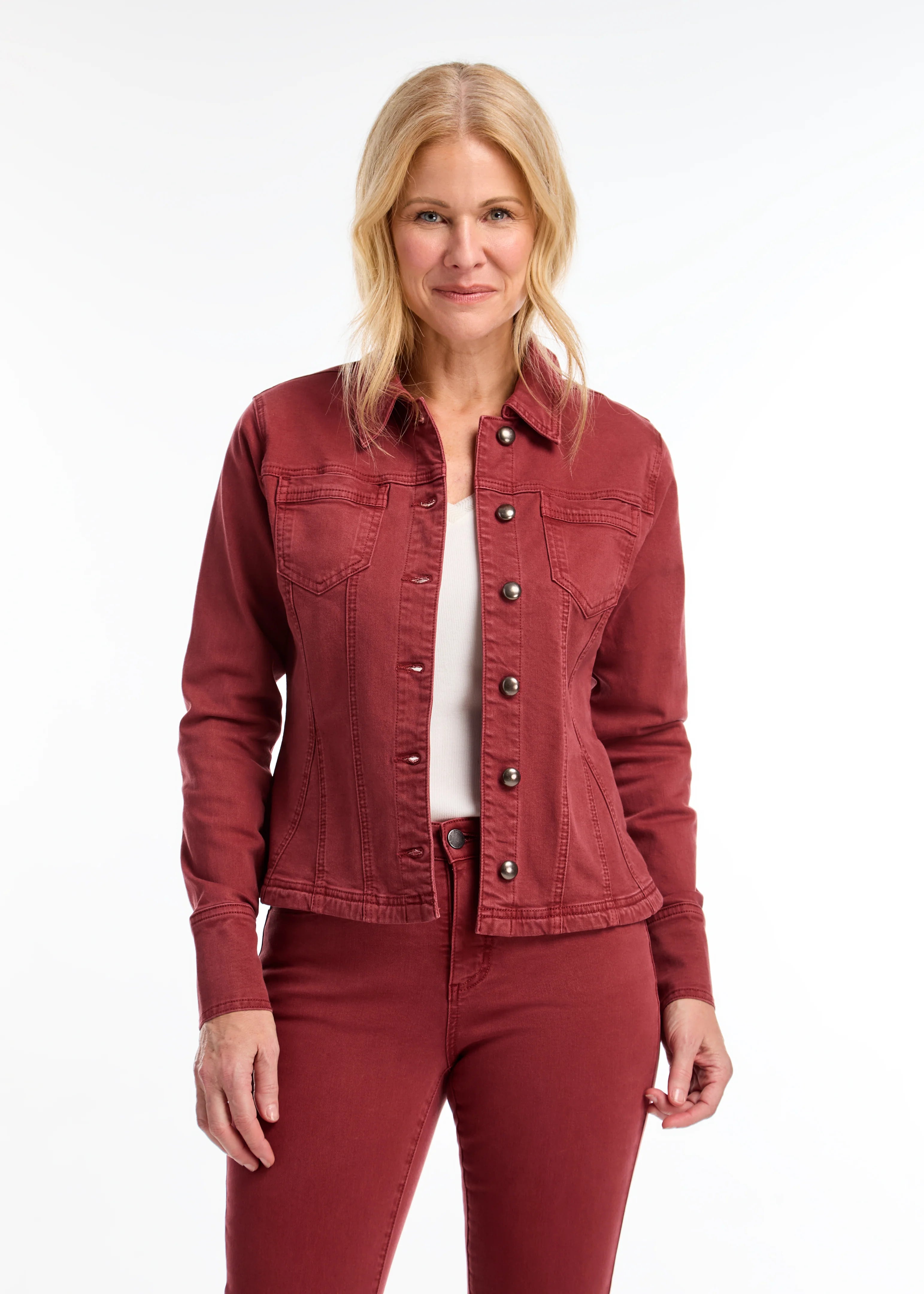FDJ 1602511 Flare Crop Shacket Bold Women's Animal Print