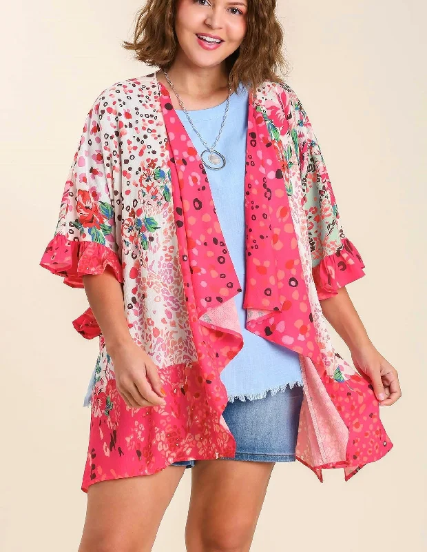 Perfect Match Kimono Top (XL-1X-2X) Casual Women's Japanese 