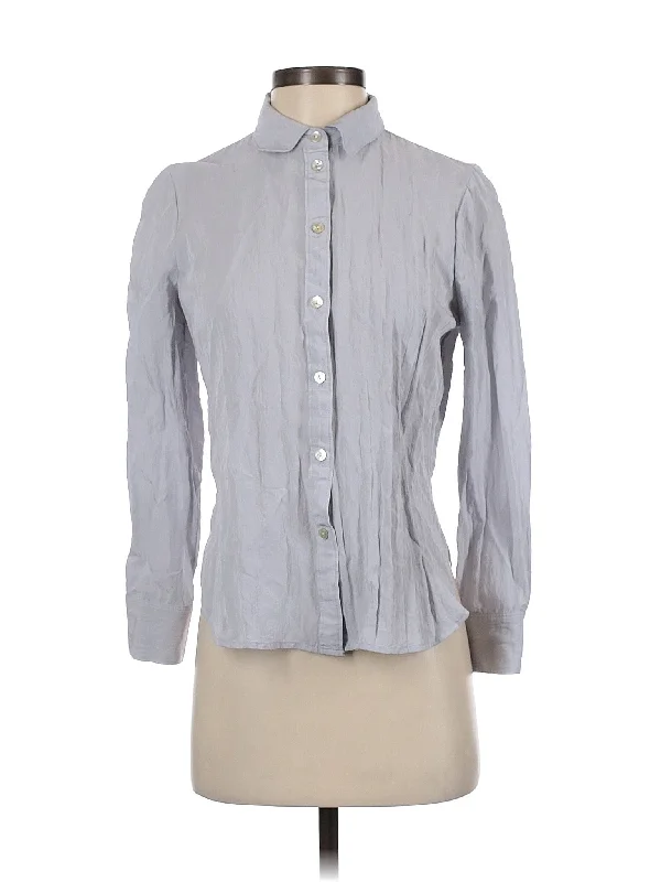 Long Sleeve Button-Down Shirt Sophisticated Women's 