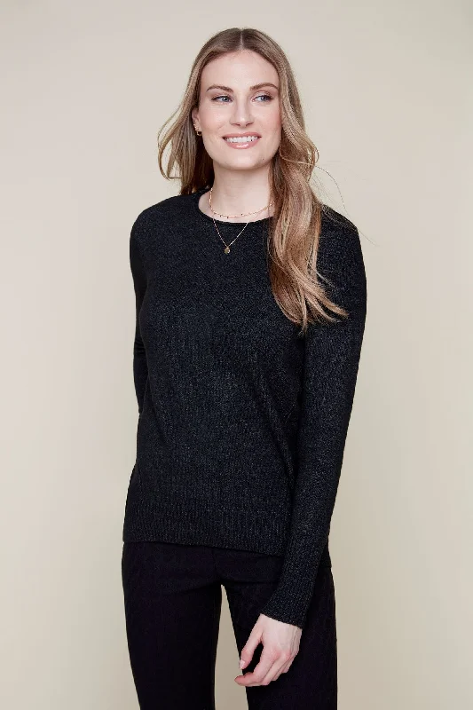 R. 6910 Knit Round Neck Sweater Scandinavian