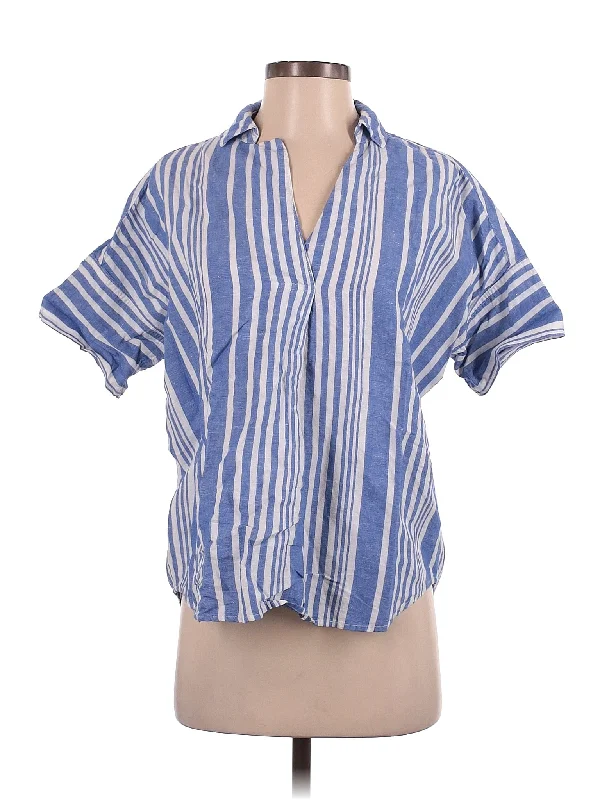 Short Sleeve Blouse Casual Women's Loose - fitting
