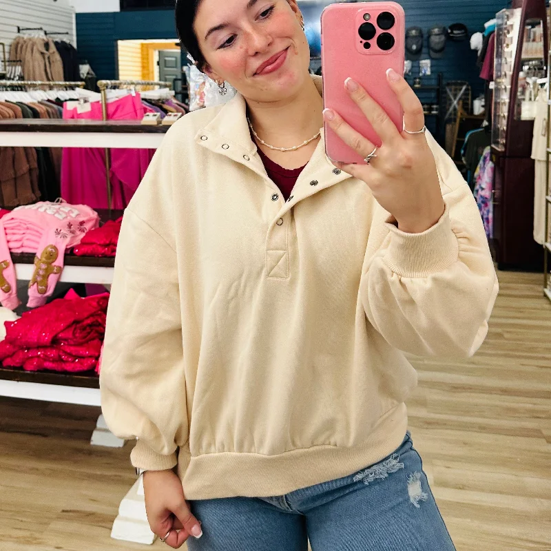 Buttercream Comfort Pullover Sophisticated Women's 