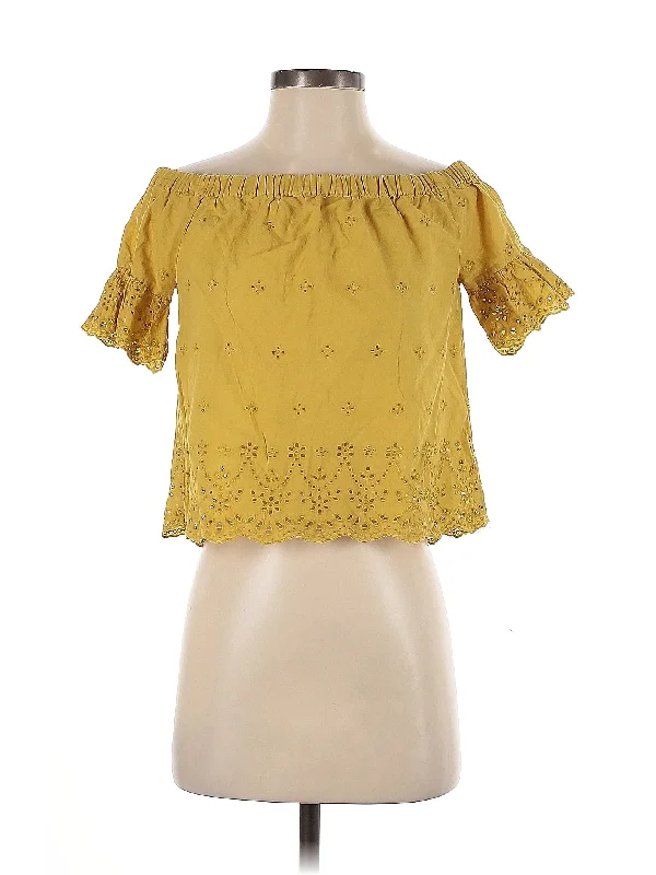 Short Sleeve Blouse Tough Women's Military - inspired