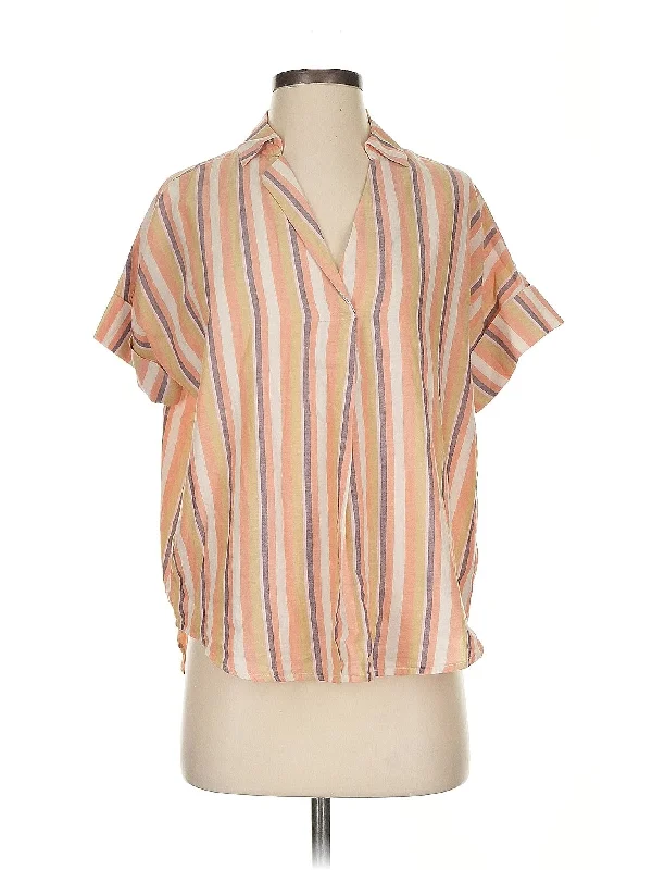 Short Sleeve Blouse Laid - back Women's Style