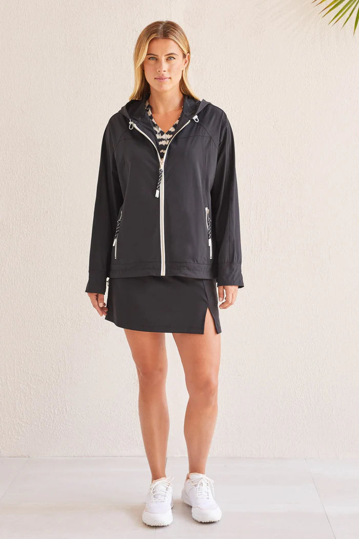 Tri 1804O 4-Way Stretch Hooded Jacket Women
