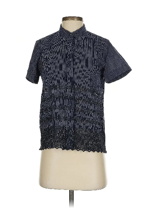 Short Sleeve Blouse Earthy Women's Hemp - based