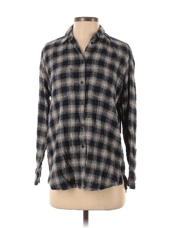 Long Sleeve Button-Down Shirt Contemporary 