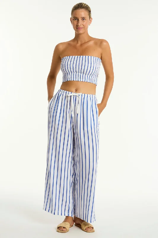 Amalfi Beach Bandeau Top Monochromatic All - in - one