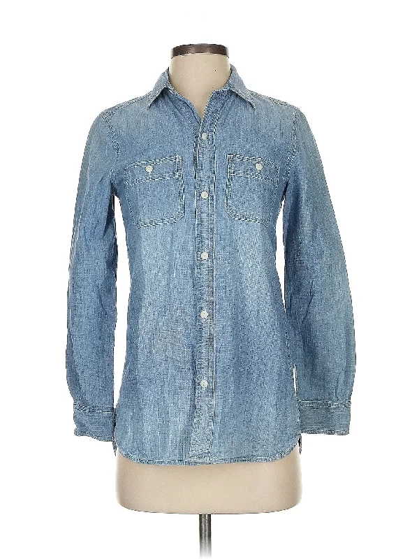Long Sleeve Button-Down Shirt Confident Women's Power