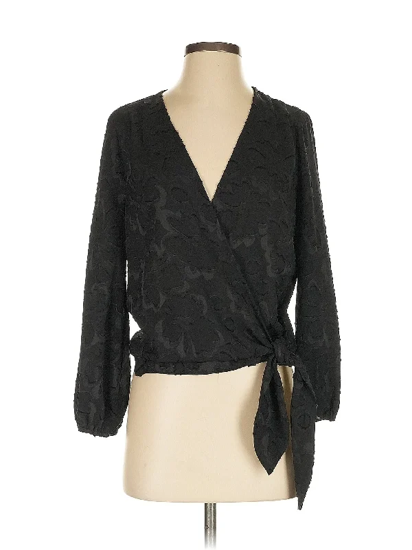 Long Sleeve Blouse Casual Women's Japanese 