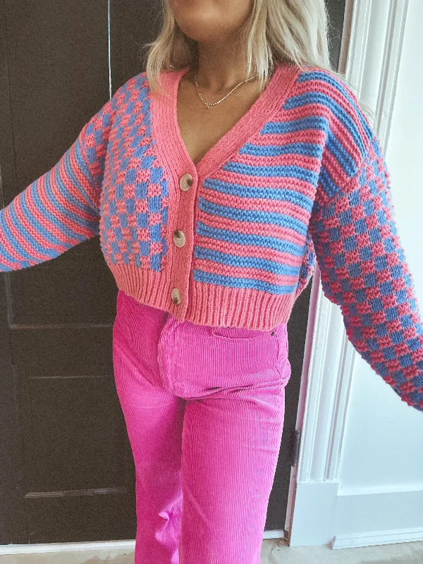 Cotton Candy Cardigan Cool Women's Distressed