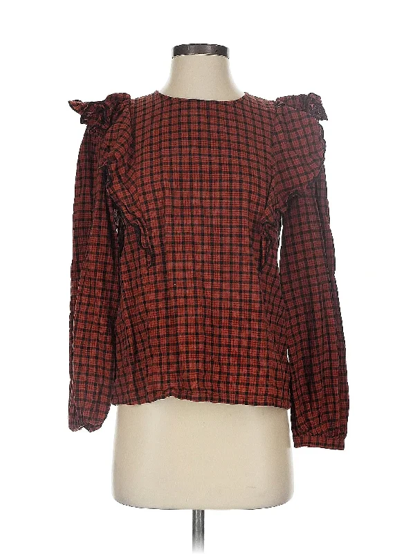 Long Sleeve Blouse Sleek Women's 