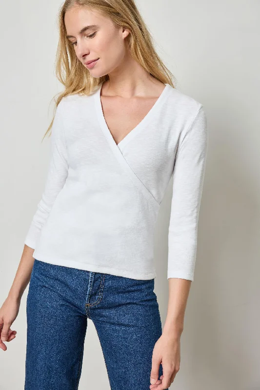 3/4 Sleeve Surplice French