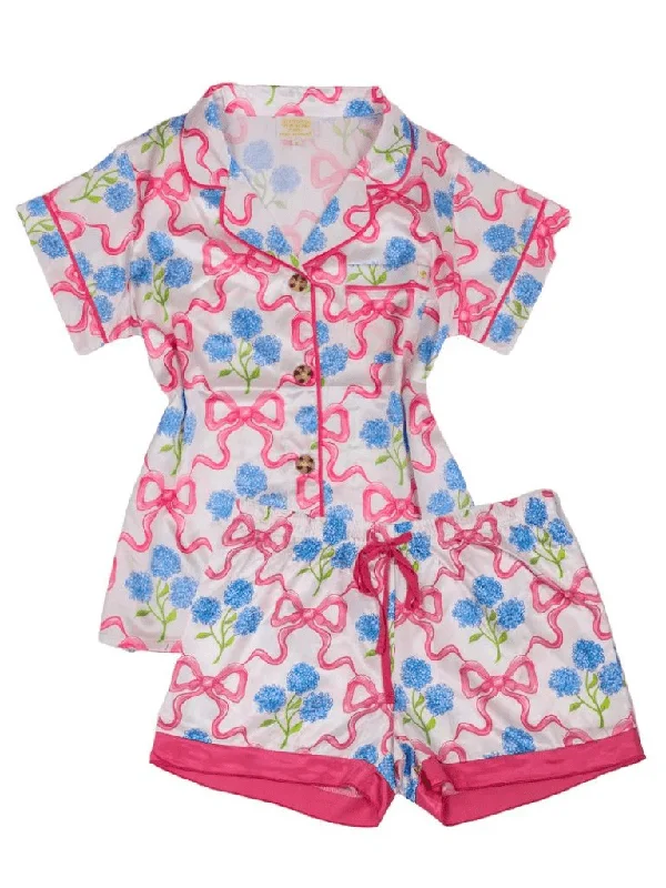 Silky Ribbon PJ Set | Simply Southern Polished Women's Silk