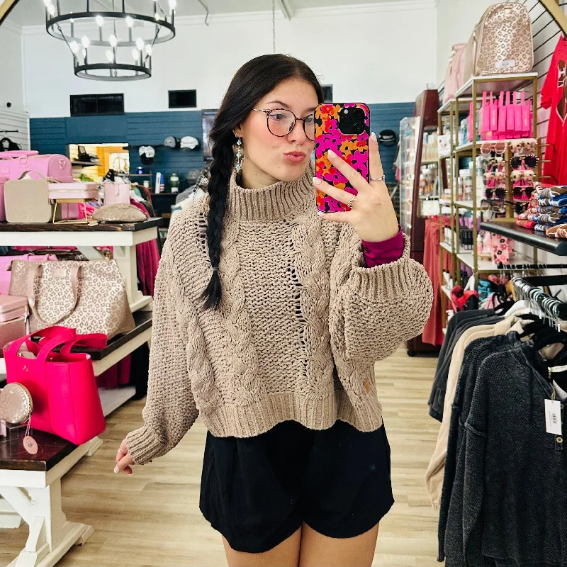 Coffee Comfort Sweater French