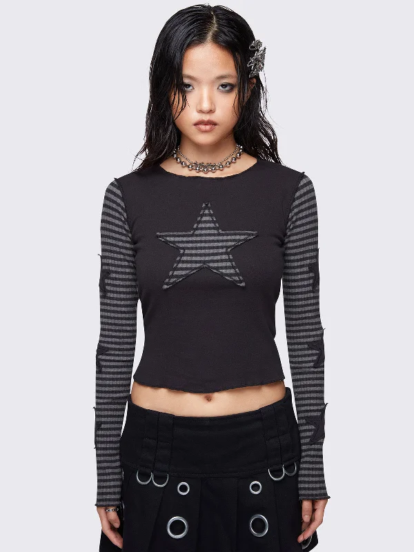 Constellation Striped Top Scandinavian