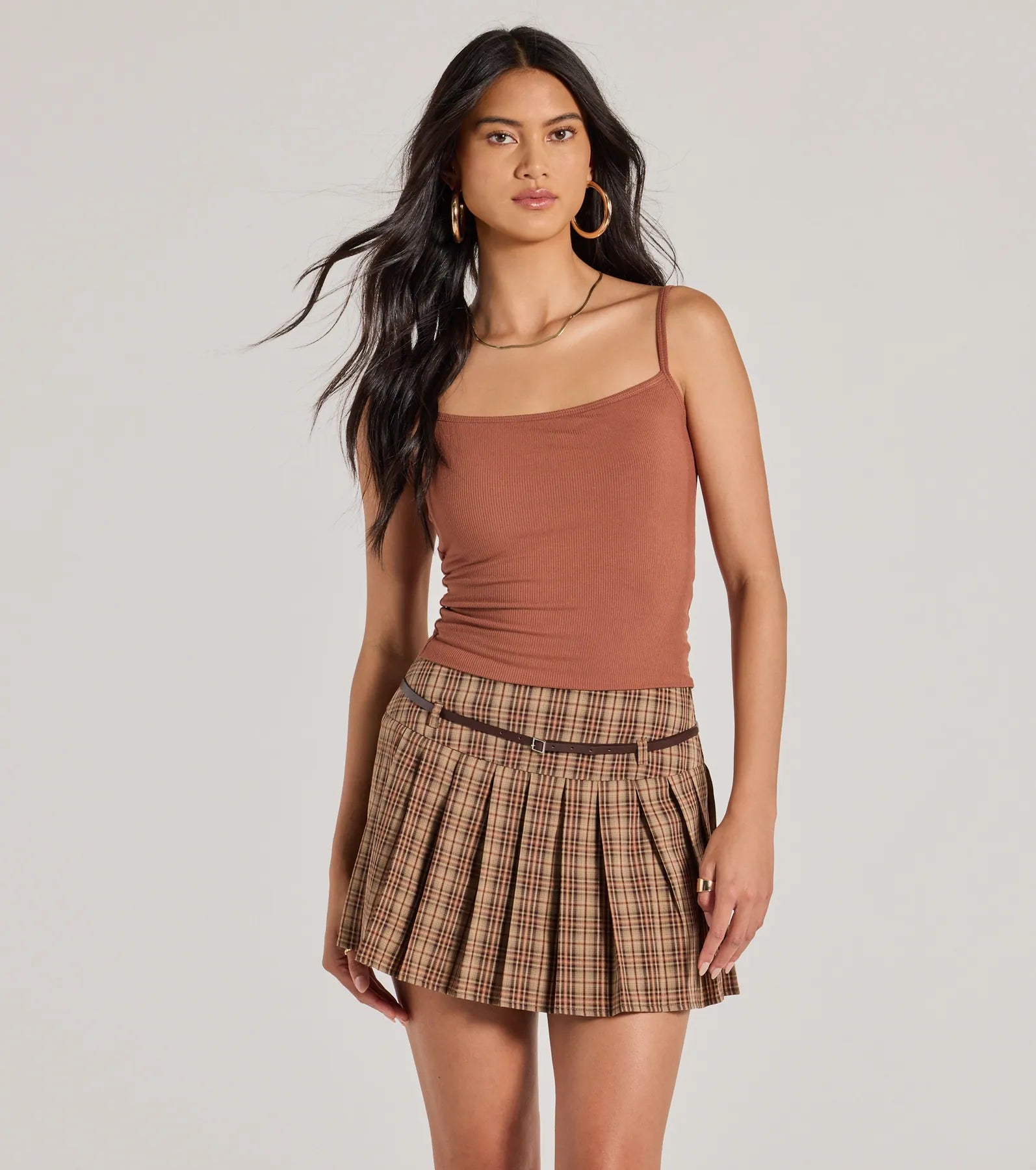 Effortless Mentality Scoop Neck Crop Top Business