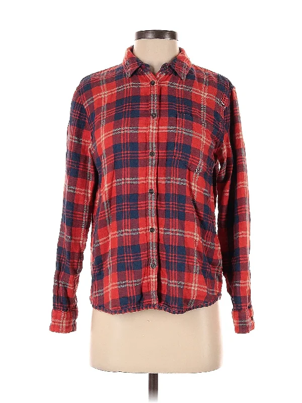 Long Sleeve Button-Down Shirt Dynamic Women's High - energy