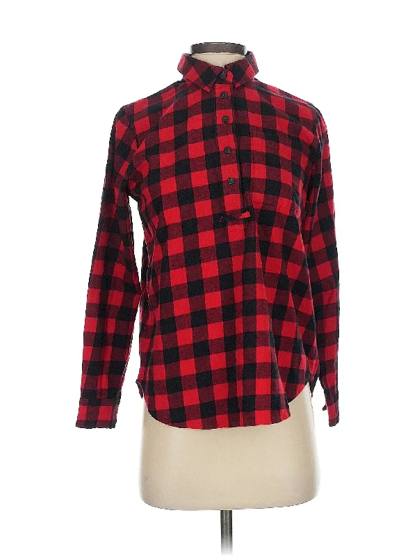 Long Sleeve Button-Down Shirt Compression
