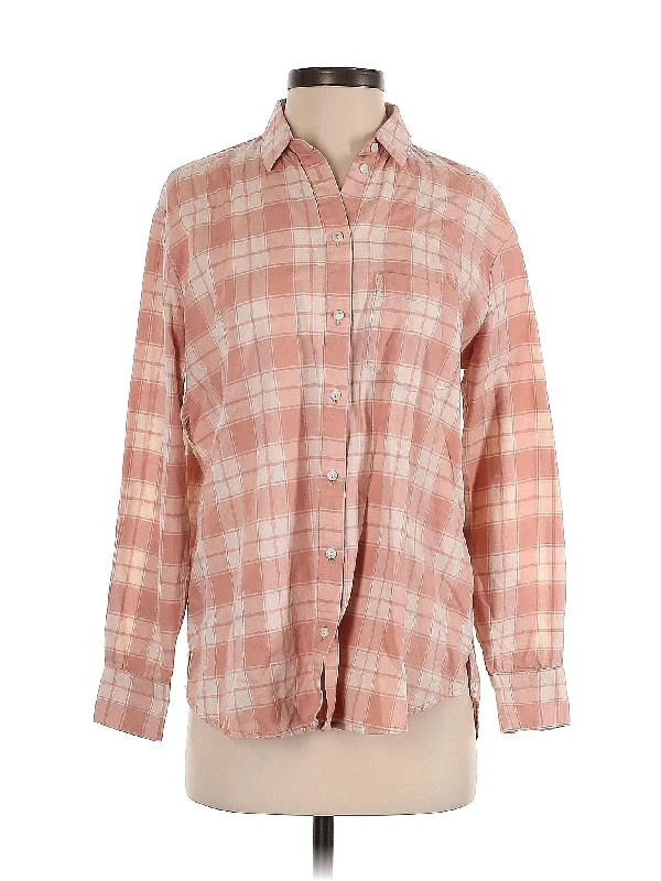 Long Sleeve Button-Down Shirt Streetwear Style for 
