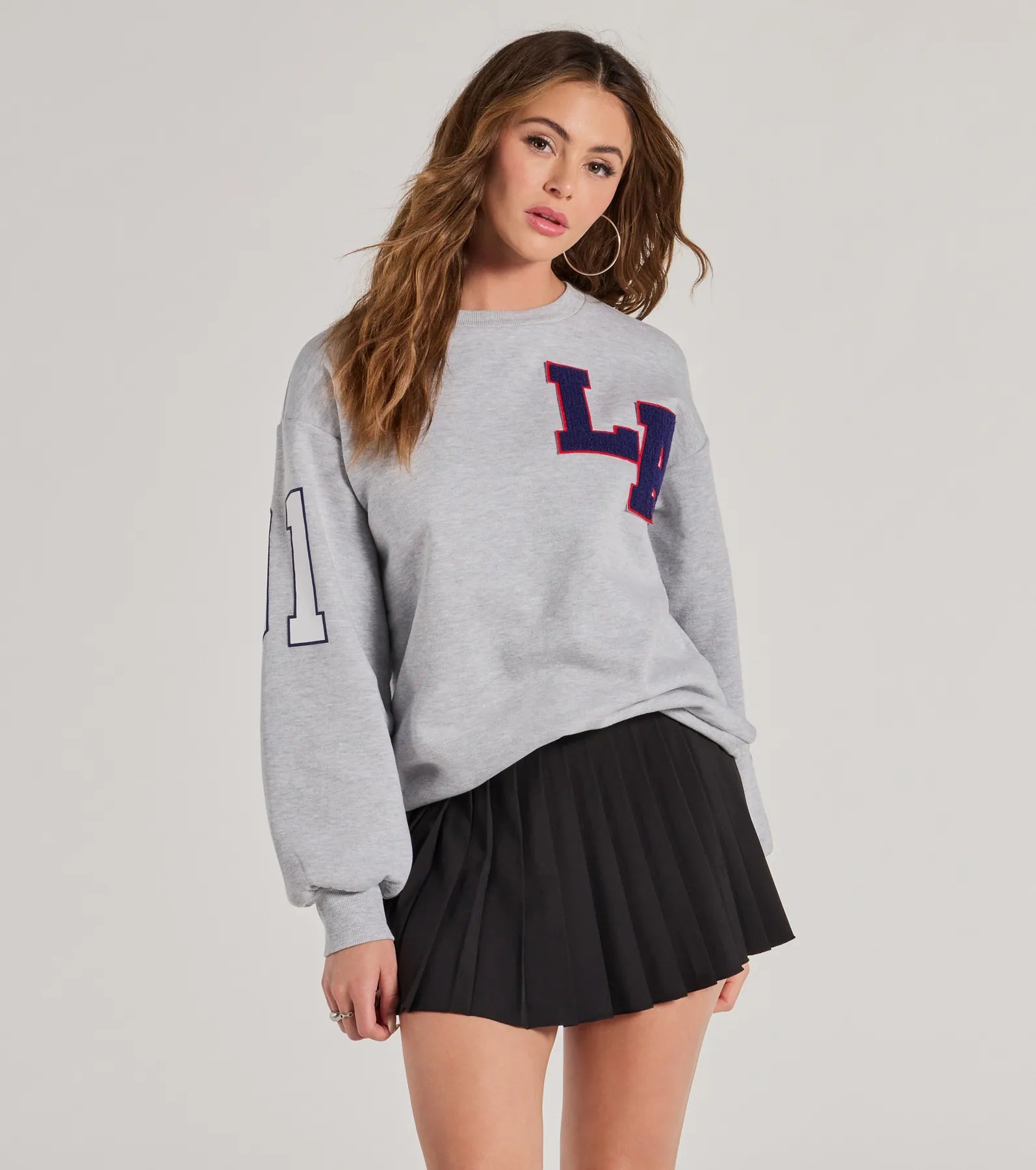 LA Graphic Fleece Sweatshirt Confident Women's Power