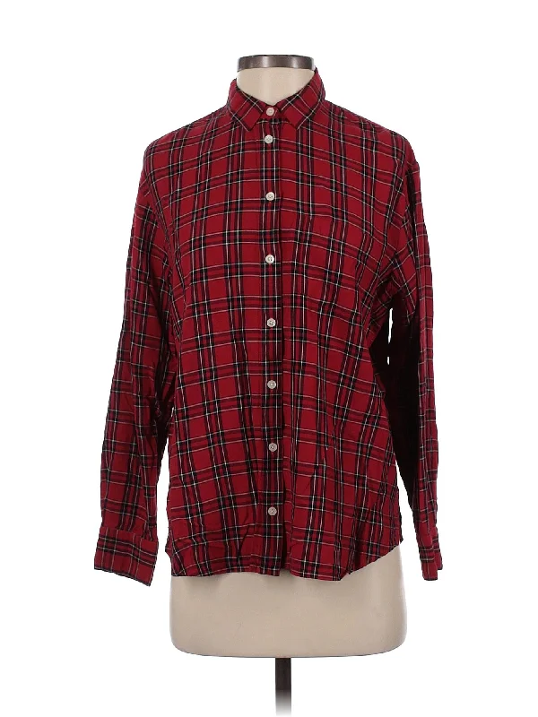 Long Sleeve Button-Down Shirt Sharp Women's Italian
