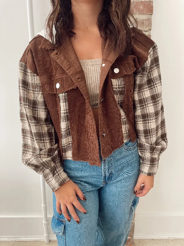 Pumpkin Patch Shacket Polished Women's Silk