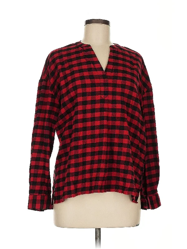 Long Sleeve Blouse Relaxed Women's 
