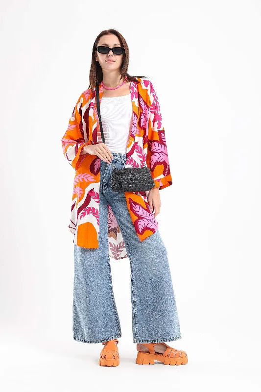 Summer Leafy Kimono Adventure