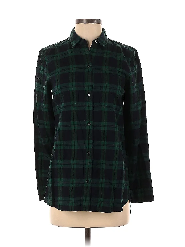 Long Sleeve Button-Down Shirt Trendy Women's Oversized