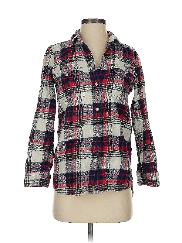 3/4 Sleeve Button-Down Shirt Australian Beach
