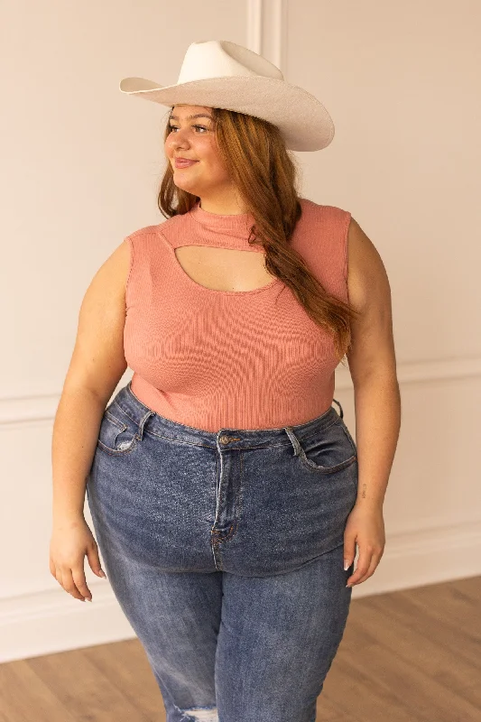 Feeling Chic Peach crop top Sporty Women's Athleisure 
