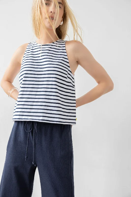 Mixed Media Tank Bold Women's Statement