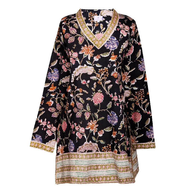 Alex Floral Tunic Stylish Women's Neon