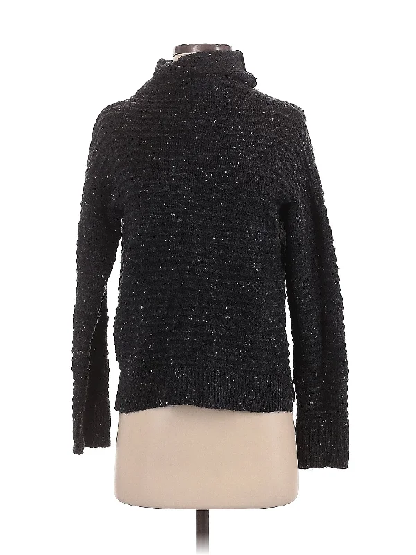 Turtleneck Sweater Sporty Women's Athleisure 