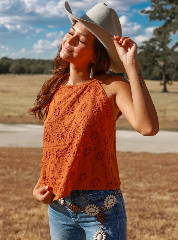 Yala Eyelet Tank, Rust Adventure