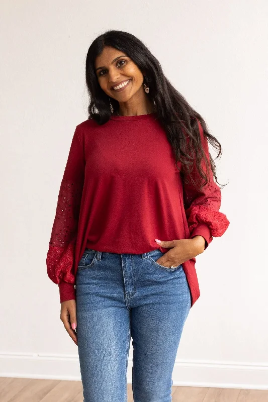 Rare Beauty Long Sleeve Top Youthful Women's Pop