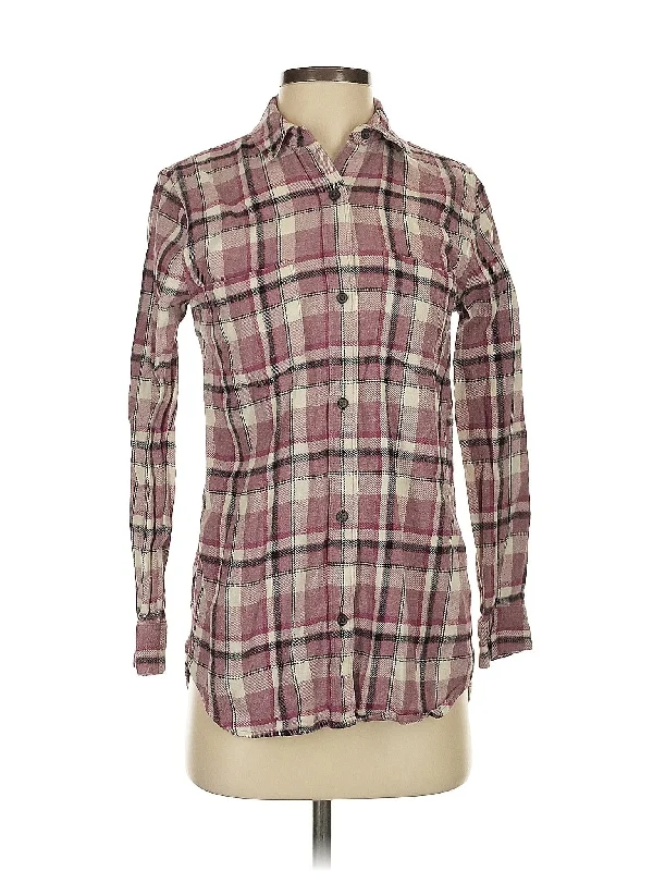 Long Sleeve Button-Down Shirt Dynamic Women's High - energy