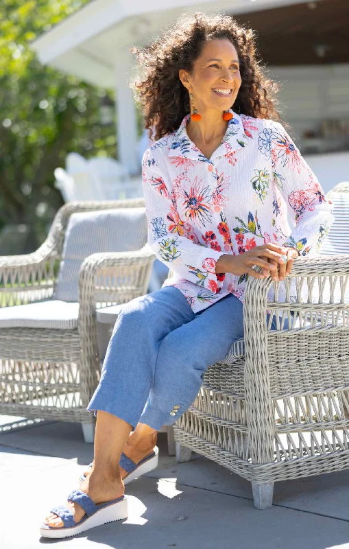 H. 47445 Botanical Bliss Swing Jacket Confident Women's Power