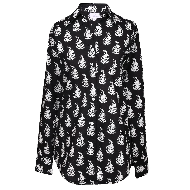 Luisa Obsidian Women's Blouse Sharp Women's Italian