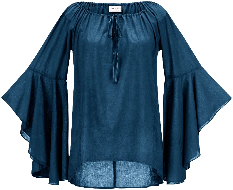 Angeline Tunic Limited Edition Blues Casual Women's Loose - fitting