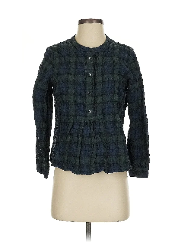 Long Sleeve Blouse Elegant Women's Formal 