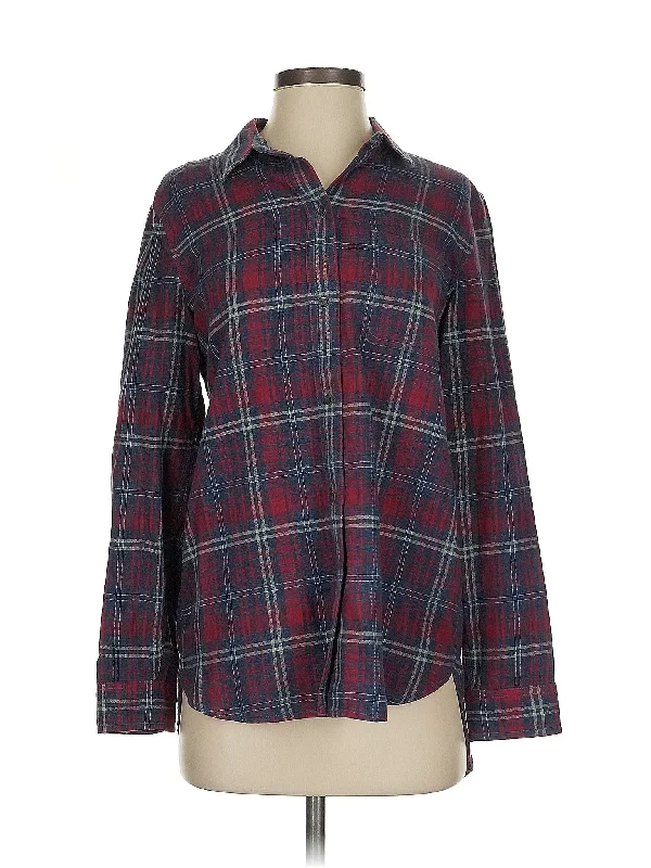 Long Sleeve Button-Down Shirt Earthy Women's 