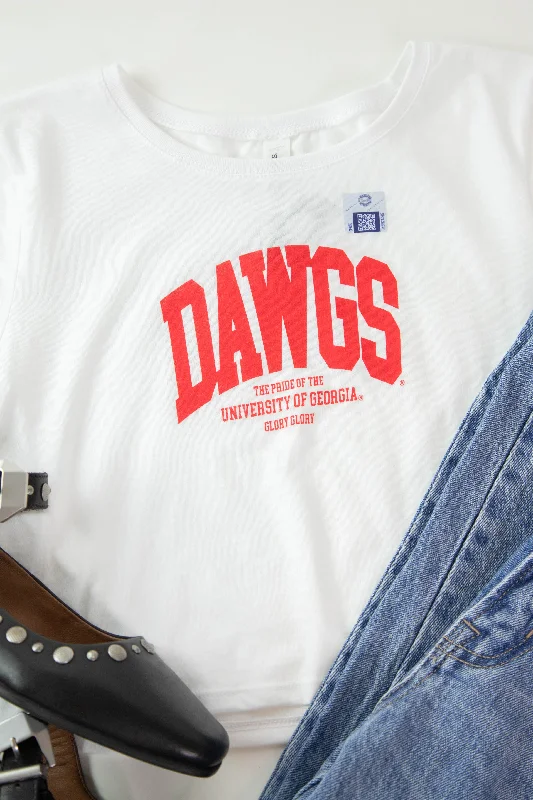 Dawgs Baby Tee, White | Charlie Southern Monochromatic Office Style