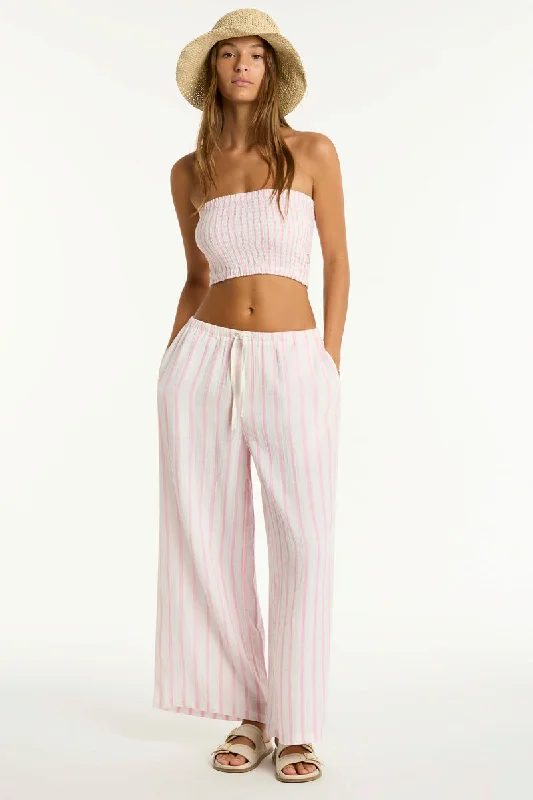 Amalfi Beach Bandeau Top Sharp Women's Italian