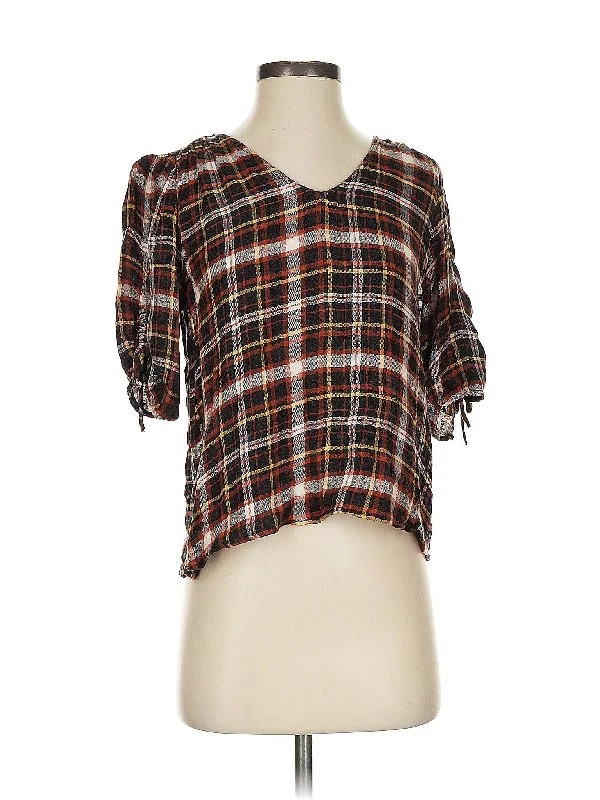 3/4 Sleeve Blouse Earthy Women's 