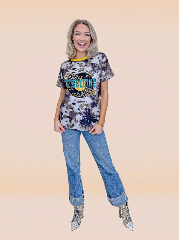 Play Something Country Mustard Ringer Tee Monochromatic All - in - one